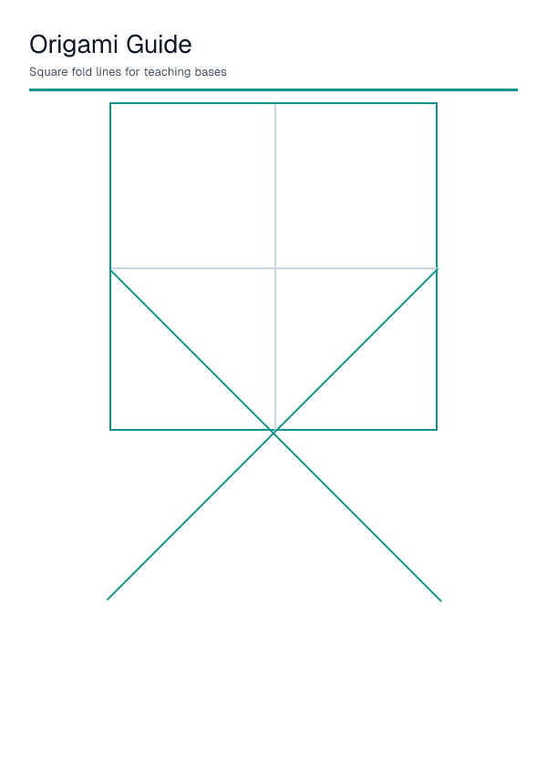 Origami Guide — printable PDF preview