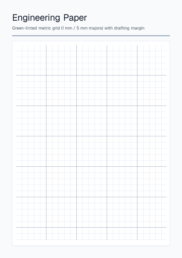 Engineering Paper — printable PDF preview