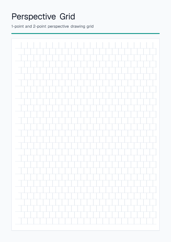 Perspective Grid — printable PDF preview