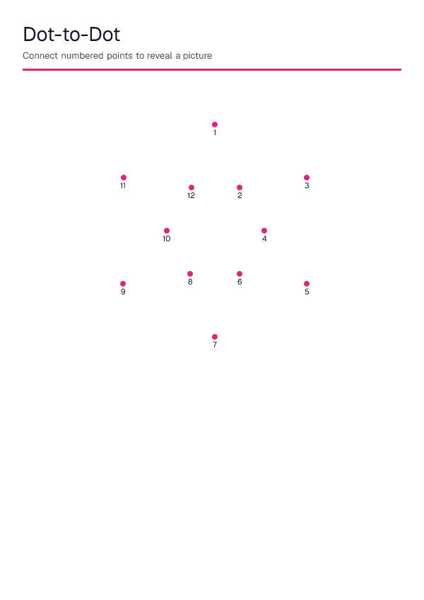 Dot-to-Dot — printable PDF preview